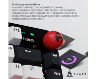 Ajazz AK820 MAX PLUS Avocado Switch Black Gray z ekranem - 1536374 - zdjęcie 9
